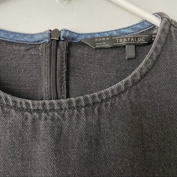 SALE‼️VGUC Zara denim shirt dress - Picture 4 of 5